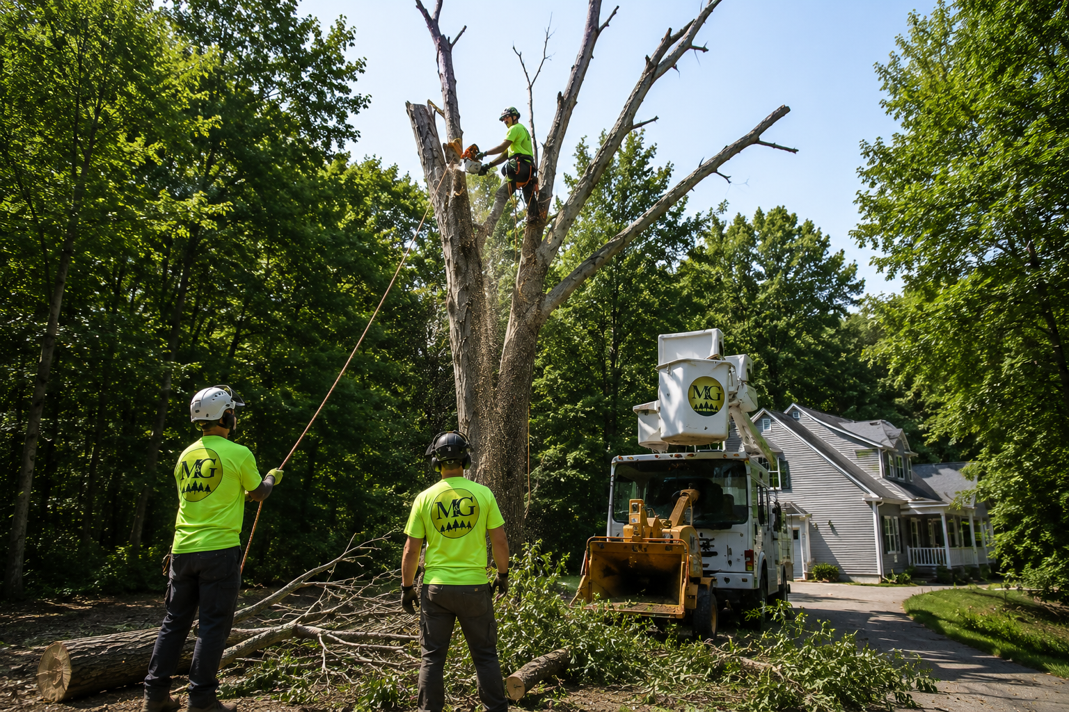 Neighbor's Dead Tree in Connecticut